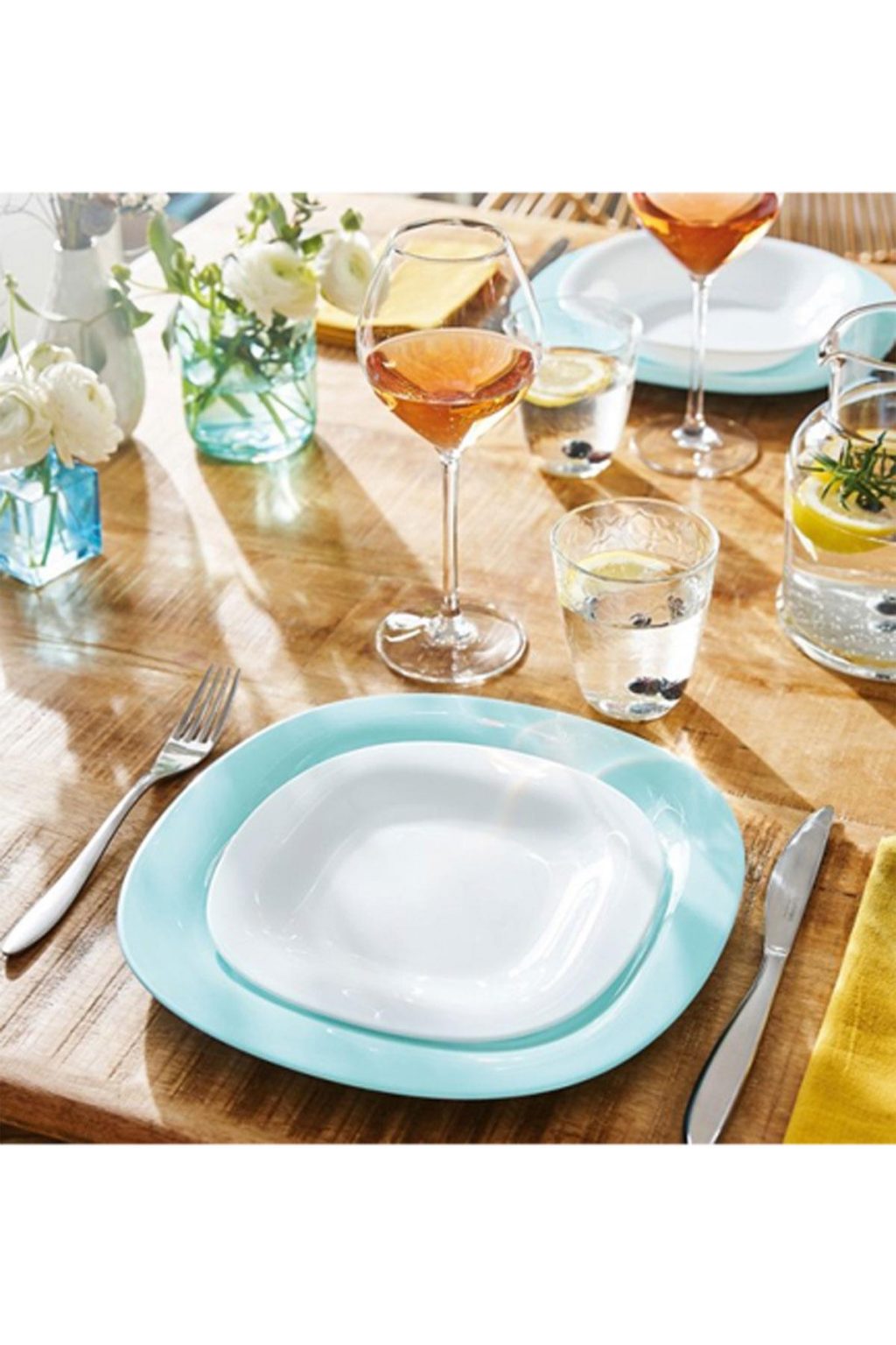Luminarc Carine Blanc Beyaz Pasta Tabağı 19 cm 6�lı Set Tardan Ev