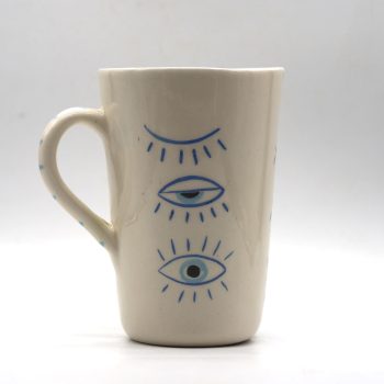 Tardan Charlotte El Yapımı Mavi- Göz Desenli Karaf - 750 ml